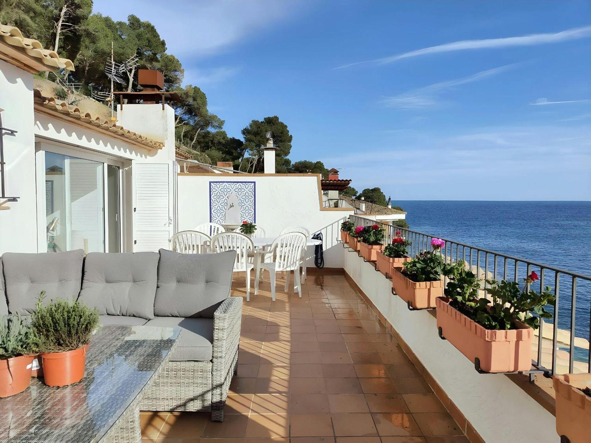 Tamariu Platja - Penthouse On Passeig Del Mar. Leilighet Eksteriør bilde